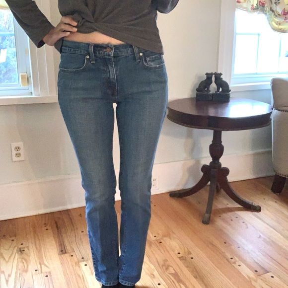 Stretch straight leg Levi’s blue jeans 505 - Picture 4 of 7